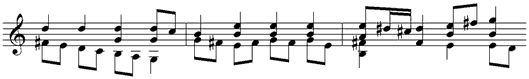 Baltzar Prelude [2 in G], T. 43-45